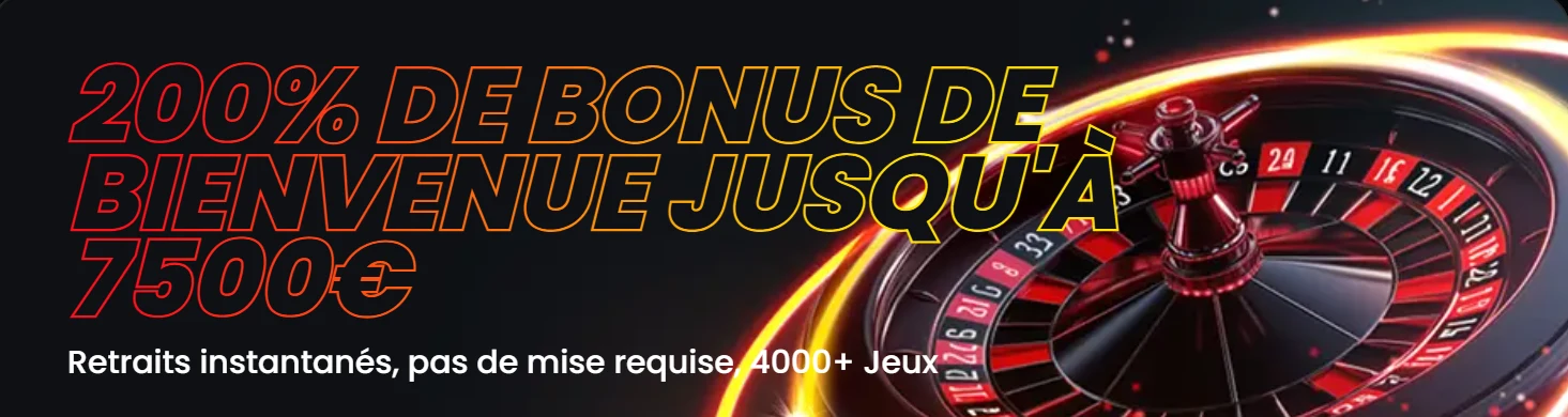 Vodds casino bannière